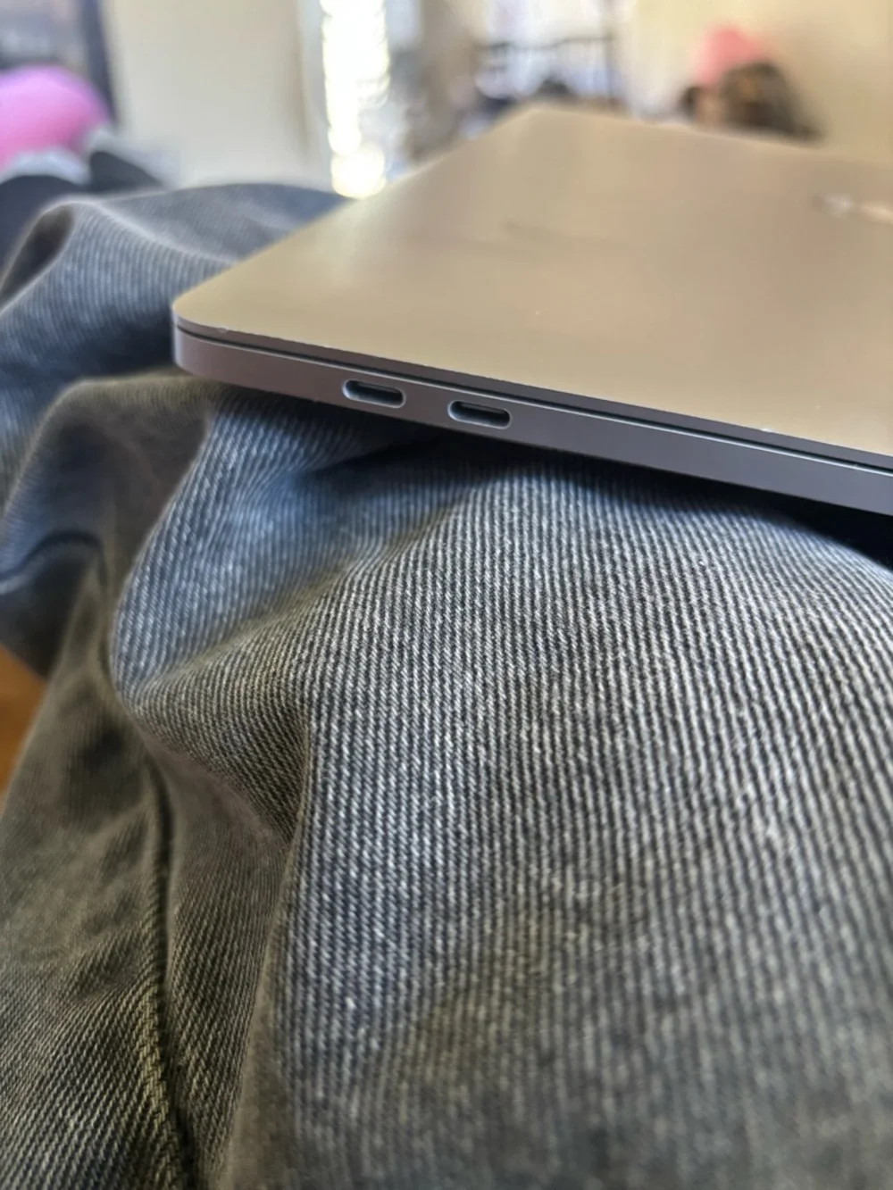Apple Space Gray Laptop with USB-C Ports
